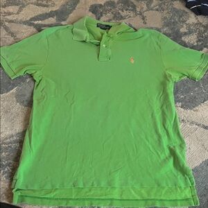 Ralph Lauren Men's Bright Green Polo Shirt
